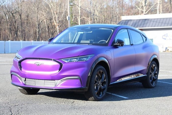 2023 Ford Mach-E AAF Customs Satin Purple Wrap in Hackensack, NJ - All American Ford of Hackensack