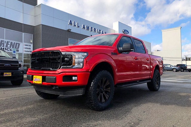 Custom Red Lifted Truck at All American Ford of Hackensack in Hackensack NJ