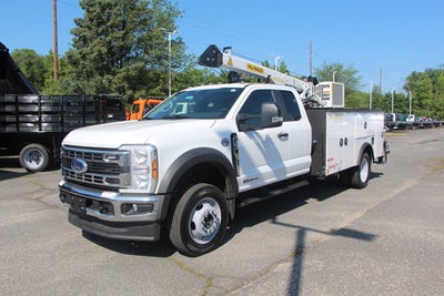 2025 Ford Open Service Utility 11 FT Crane Super Cab F550 4x4