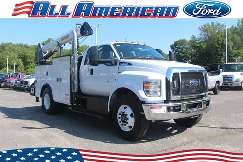 2024 Ford Open Service Utility 11 FT Crane Super Cab F750 4x4