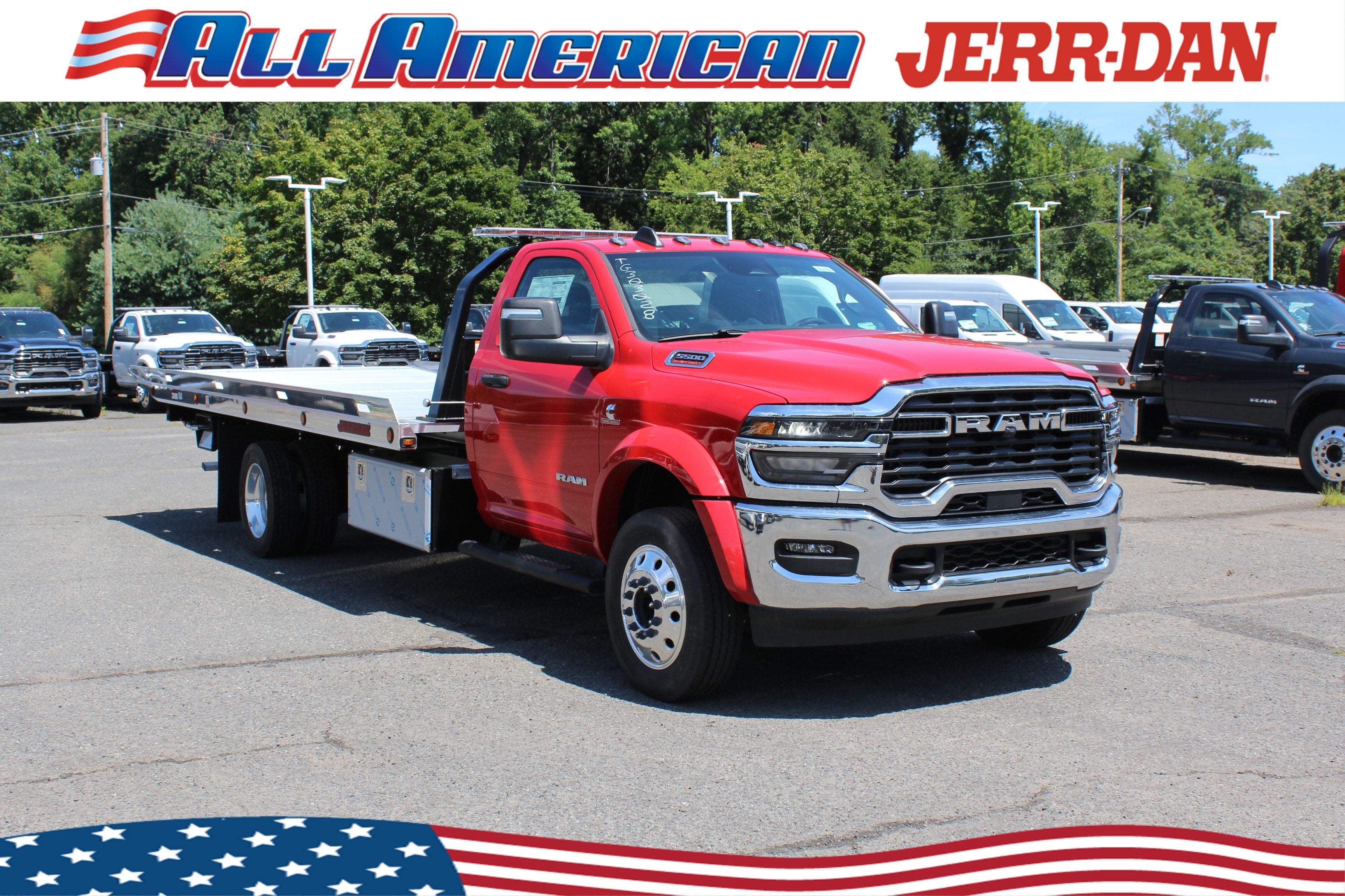 2026 RAM 5500 Jerr-Dan 6-Ton Dual-Angle Aluminum XLP SD Carrier