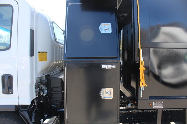 2026 Isuzu Landscape Dump NPR 12 FT Steel Landscape Body with Steel Backpack