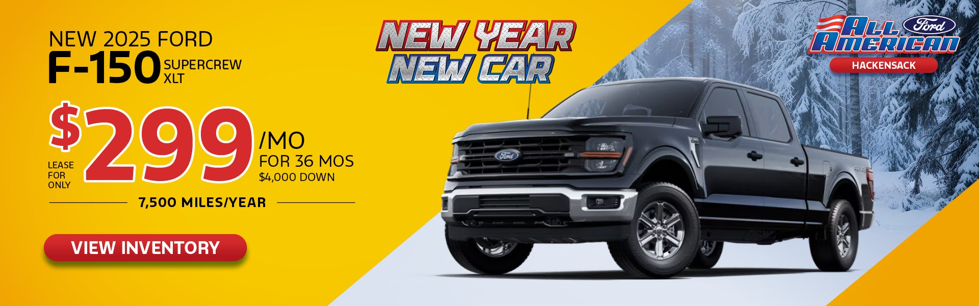 2025 Ford F-150 SuperCrew 4x4 w/ Black Appearance