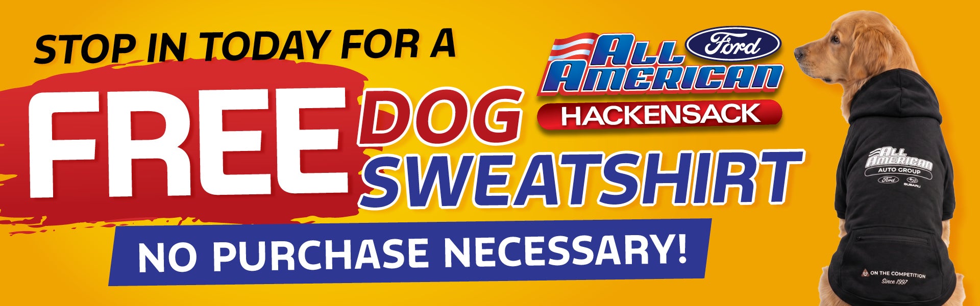 Free Dog Sweatshirt