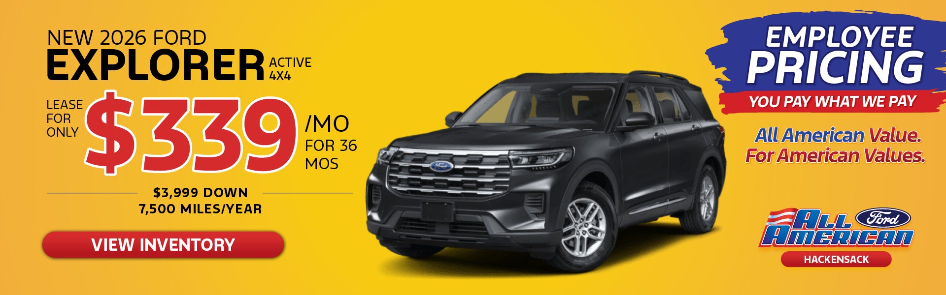 2026 Ford Explorer Active 4x4
